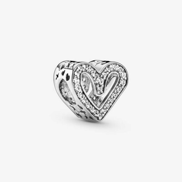 Pandora Charm Sparkling Freehand Heart 798692C01