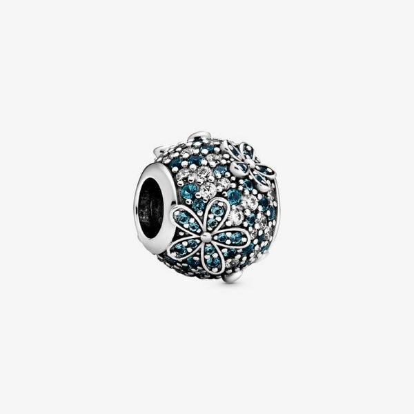 Pandora Charm Teal Pavé Daisy Flower 798797C01