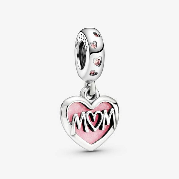 Pandora Dangles Mum Script Heart 798887C01