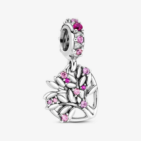 Pandora Dangles Pink Heart Family Tree 799153C01