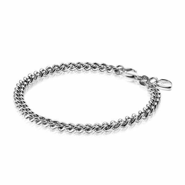 ZINZI Armband Zilver Gourmet ZIA1414