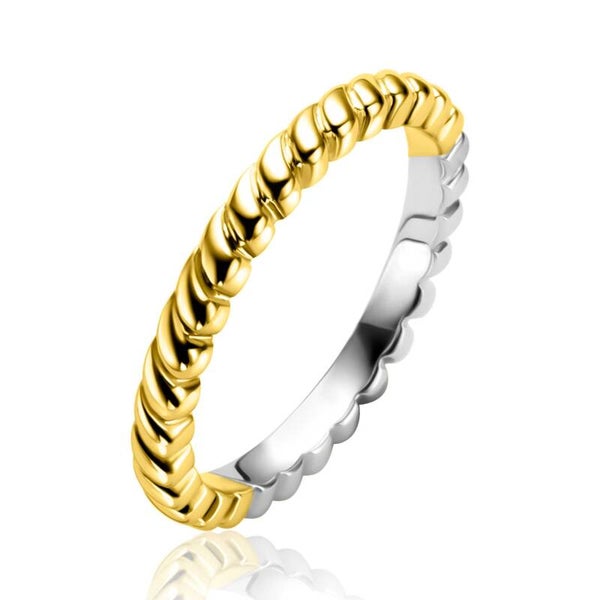 Zinzi Ring Geelgoud Verguld Twist ZIR2688G