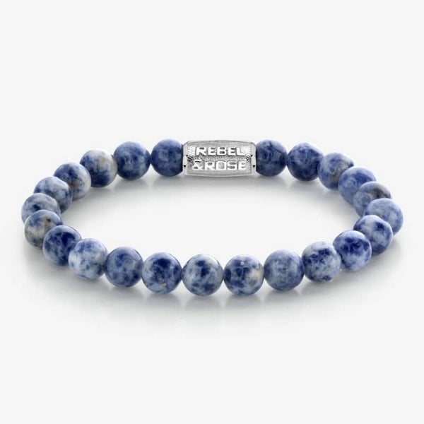 Rebel & Rose Armband Dutch Delfts Blue 8mm RR-80079-S