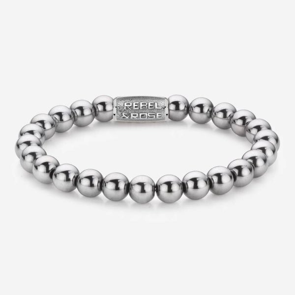 Rebel & Rose Armband Silver Shine DV 8mm RR-8DV01-S