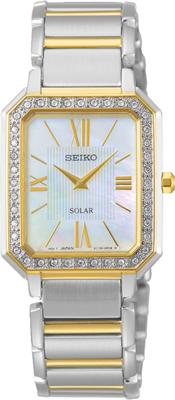 Seiko Dames Solar Bicolor SUP428P1