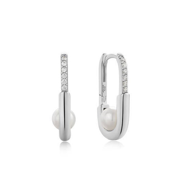 Ania Haie Creolen Silver Pearl AH E054-04H