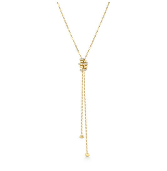 Ania Haie Collier 14K Verguld Twisted Rope AH N072-07G