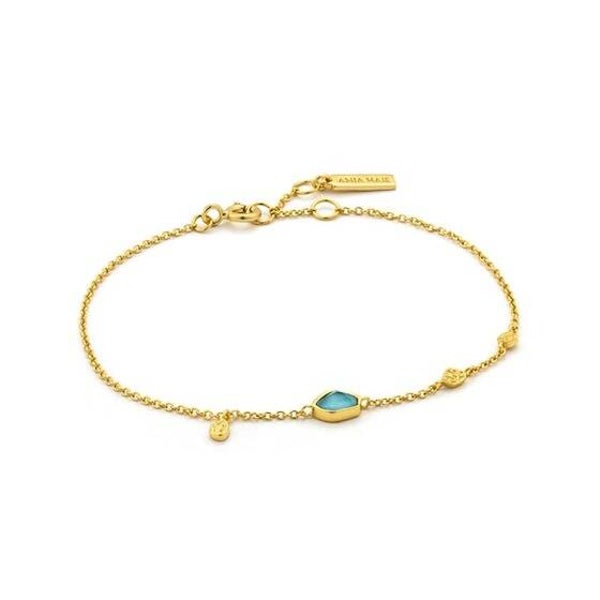 Ania Haie Armband Turquoise Discs AH B014-01G