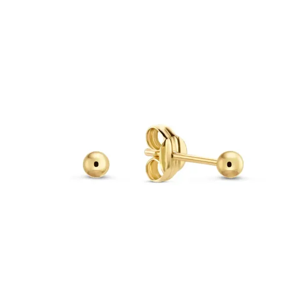 Jackie Oorstekers Ball Studs 2mm - 14K Goud JKE20.082