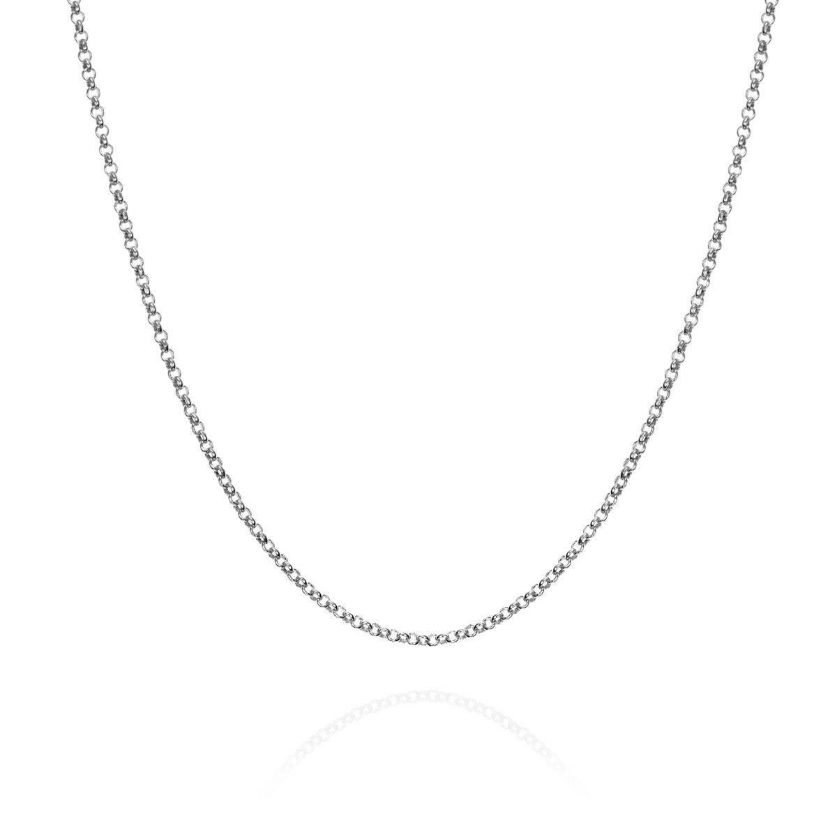 Jorge Revilla Ketting Zilver Rhodium C-111-KR2545H
