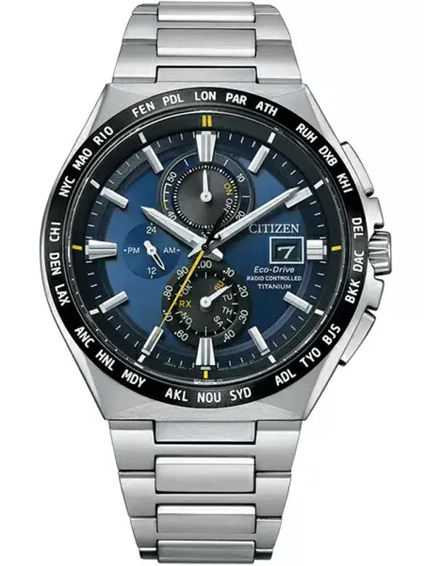 Citizen Heren Eco-drive Radio Controlled Titanium AT8234-85L