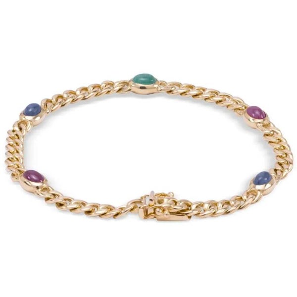 Monzario Armband met edelstenen Geelgoud 1178A-GEEL