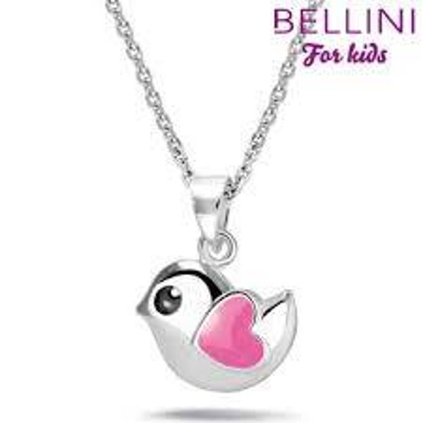 Bellini For Kids Collier Vogel met roze Emaille 574.049