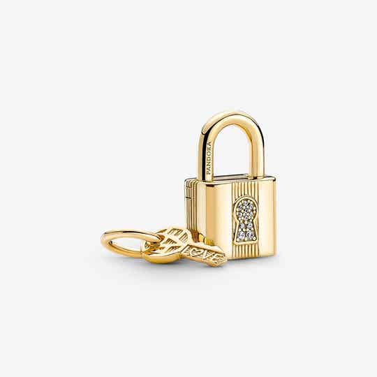 Pandora Charm Hangslot & Sleutel 760088C01