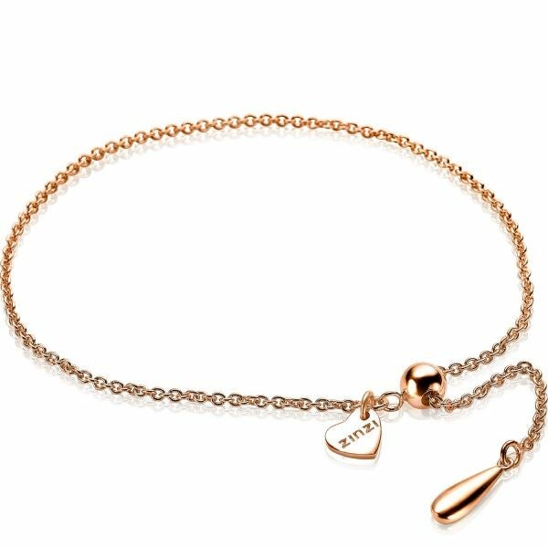 ZINZI Armband Zilver Roséverguld Druppel ZIA1733R