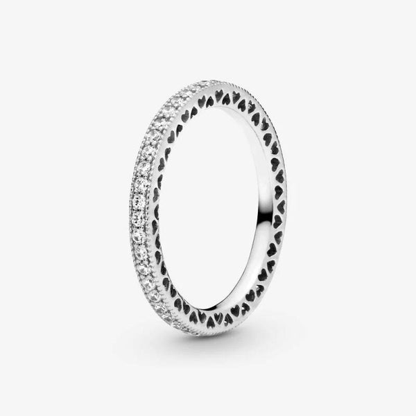 Pandora Ring Sparkle & Hearts 190963CZ