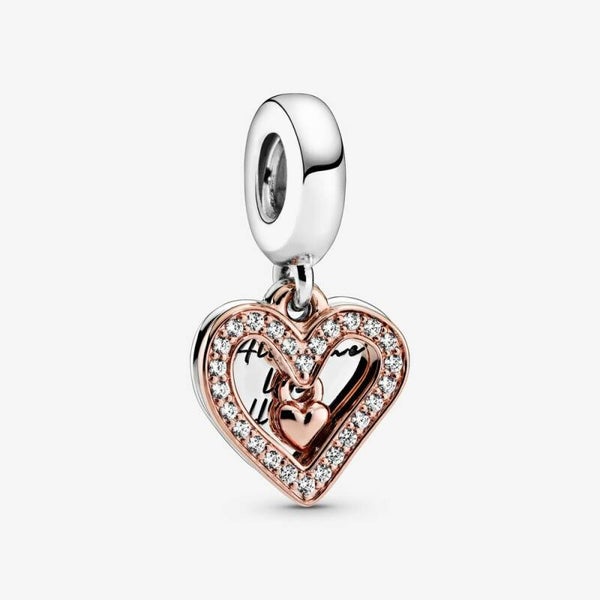 Pandora Dangles Sparkling Freehand Heart 788693C01