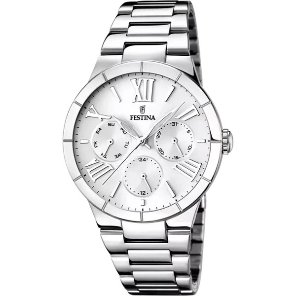 Festina dames wit Boyfriend staal horloge armband F16716/1