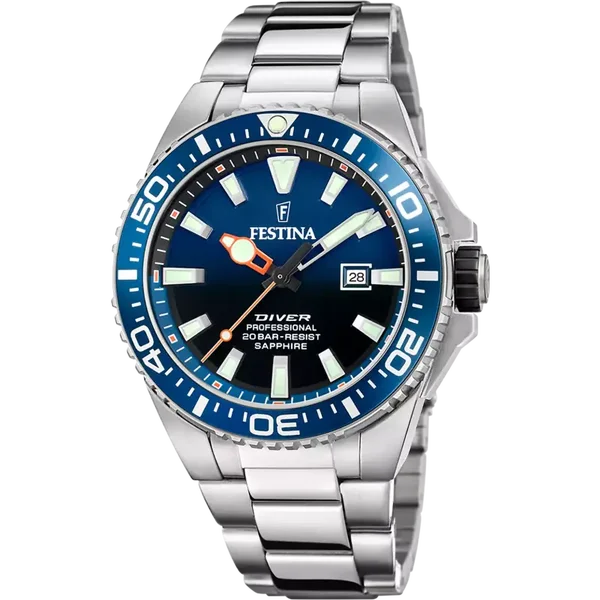 Festina heren blauw horloge F20663/1