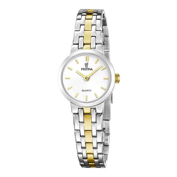Festina dames grijs zilver Mademoiselle roestvrij staal horloge armband F20747/1