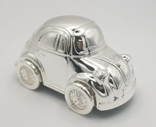 Spaarpot Auto - Kever Verzilverd WG-06298