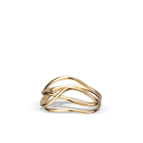 Italo Bottene Ring 14K Goud Organisch AN0239