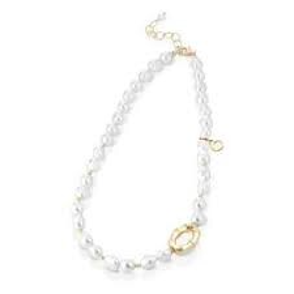 Lelune Glamour Collier Verguld met ZoetwaterparelsLGNK2752