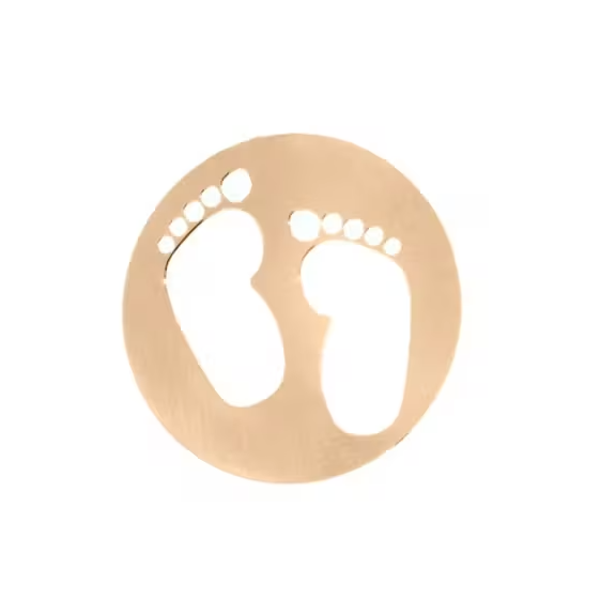 My Imenso Insignia Zilver Rose verguld Voetjes 33-0725