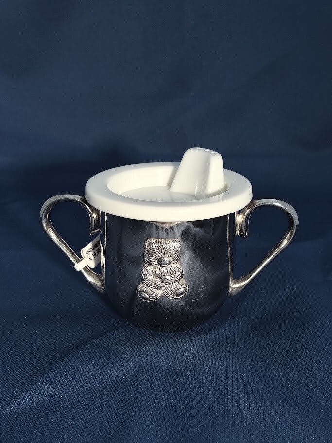 Kinderbeker beer zilver 6371200