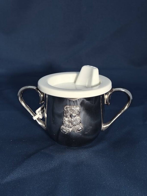 Kinderbeker beer zilver 6371200