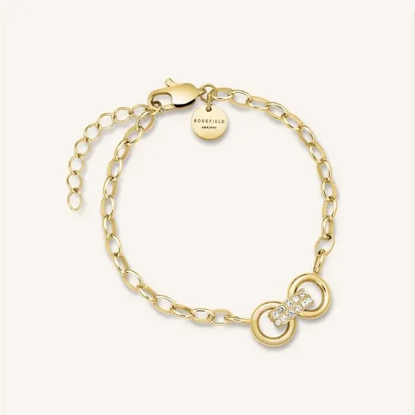 Rosefield Armband Bow Link Studs Verguld JBBSG-J899