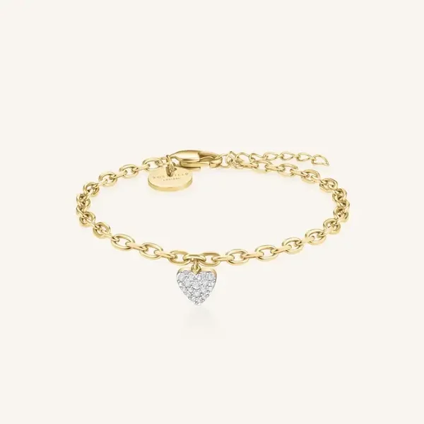 Rosefield Armband Chunky Hearts Verguld JBCHG-J1279