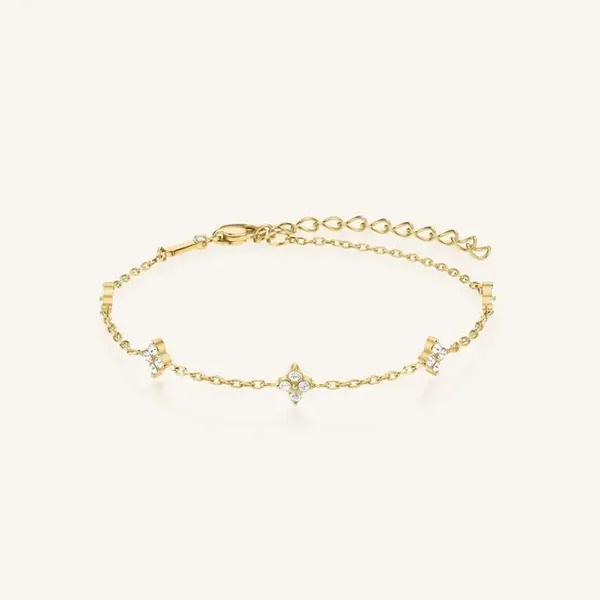 Rosefield Armband Diamond Star Verguld JBDSG-J1359