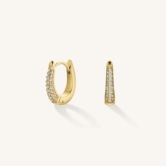 Rosefield Oorsieraden Crystal Huggies JECHG-J1027