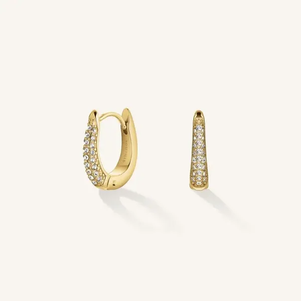 Rosefield Oorsieraden Crystal Huggies JECHG-J1027