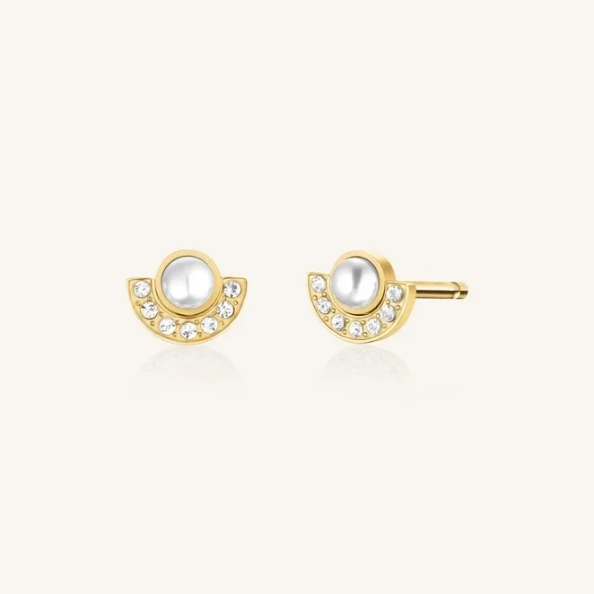 Rosefield Oorsieraden Modern Pearl Stud JEMPG-J1291