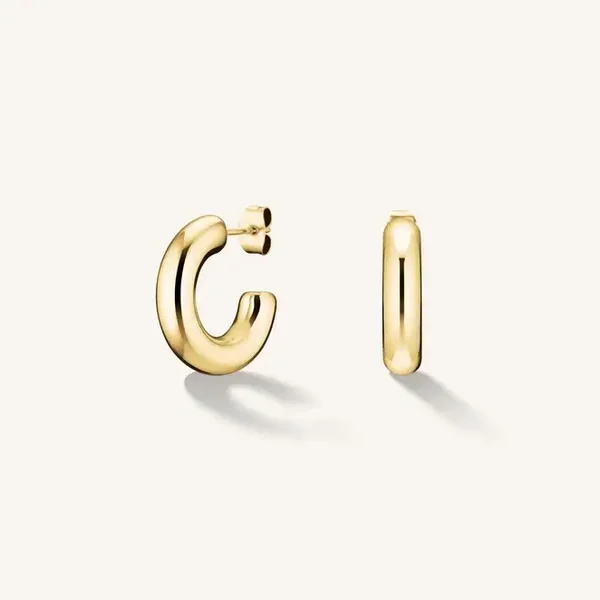 Rosefield Oorsieraden Medium Hoops Verguld JESHG-J931