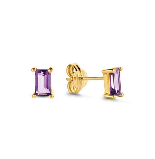 Jackie Oorstekers 14K Goud Medina Amethyst JKE21.156