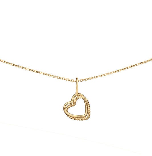 Jackie Collier 14K Goud Twisted Heart JKN25.442