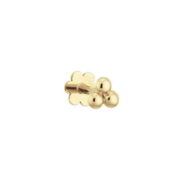 Jackie Piercing Triple Ball - 14K Goud JKP24.432