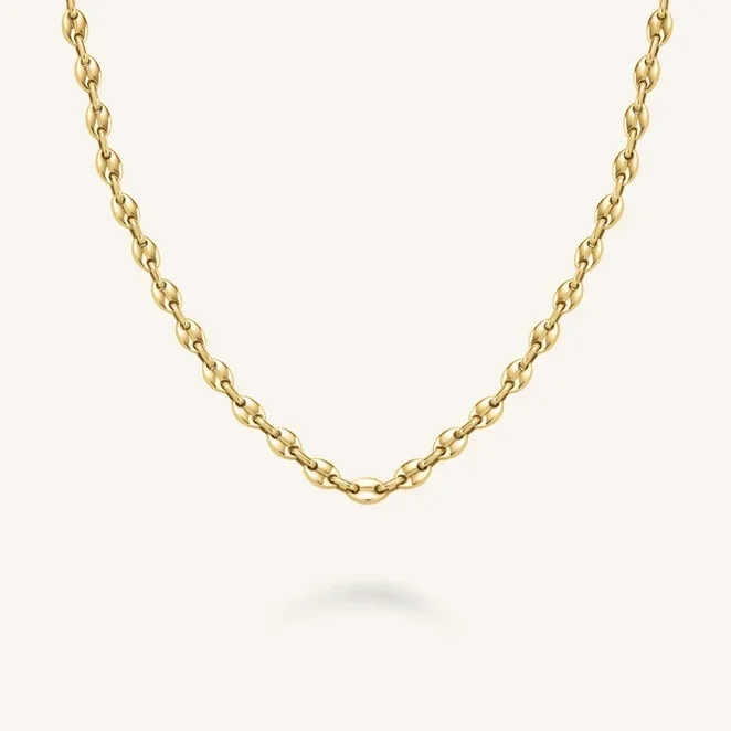 Rosefield Collier Coffee Bean Verguld  JNCSG-J1051