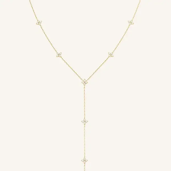 Rosefield Collier Diamond Star Verguld JNDLG-J1357