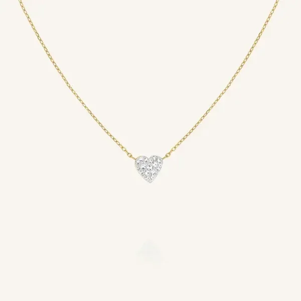Rosefield Collier Pave Heart JNPHG-J1273