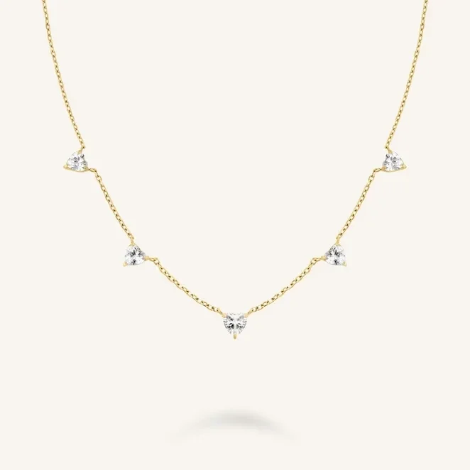 Rosefield Collier Row of Hearts JNRHG-J1005