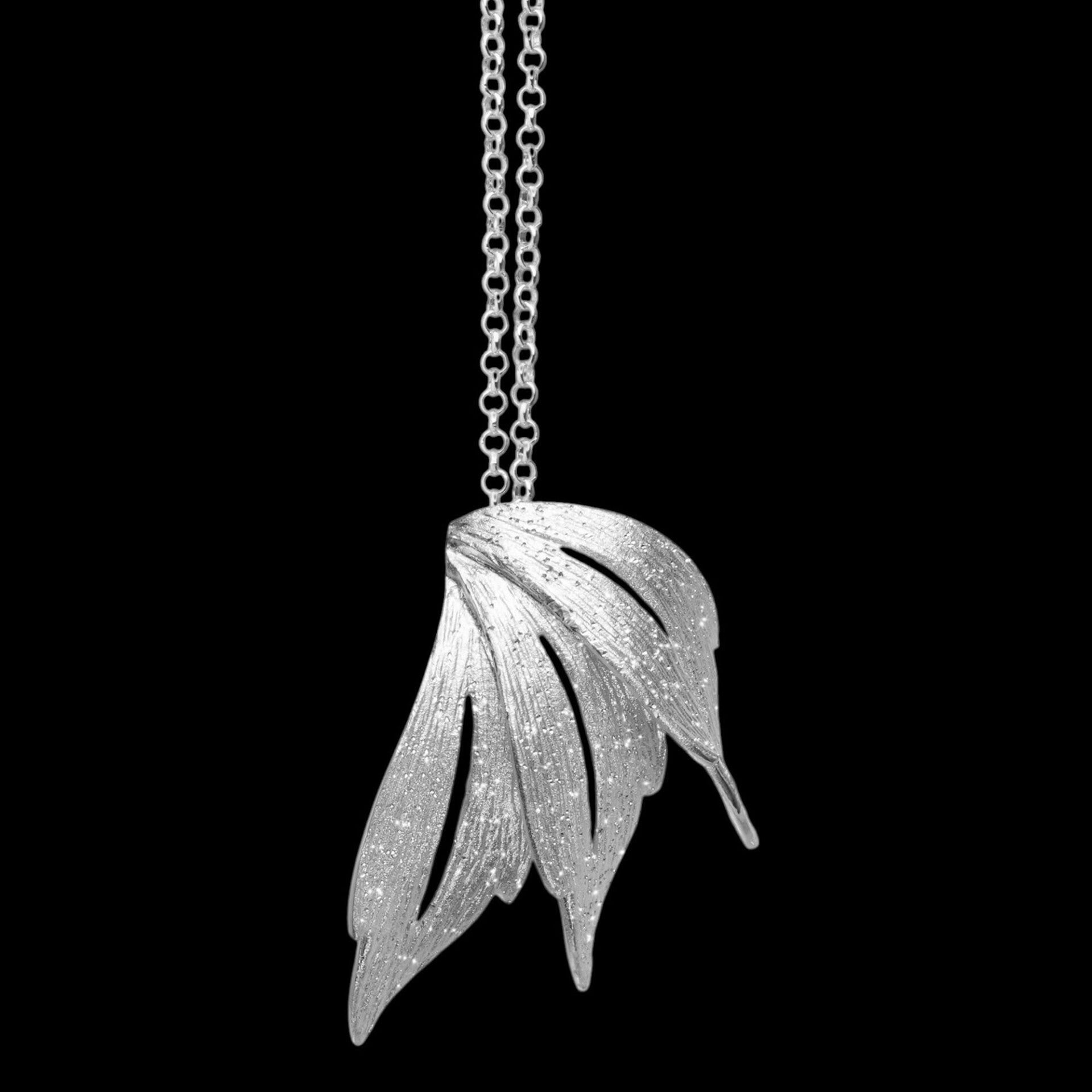 Sanjoya Zilveren Bladvormige Hanger - L0925004.1