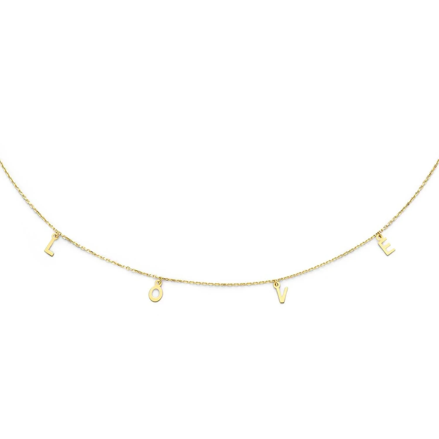 Jackie Collier Dames 14K L.O.V.E JKN23.030