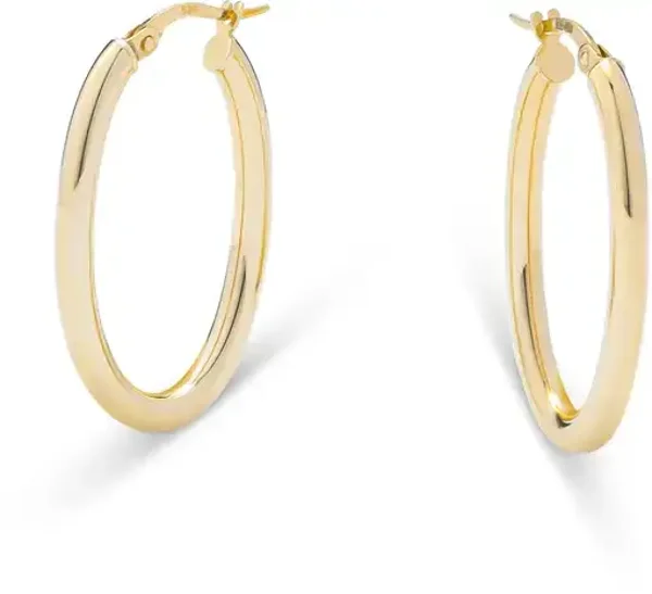Monzario Oorringen Ovaal 14K Goud 1411-O