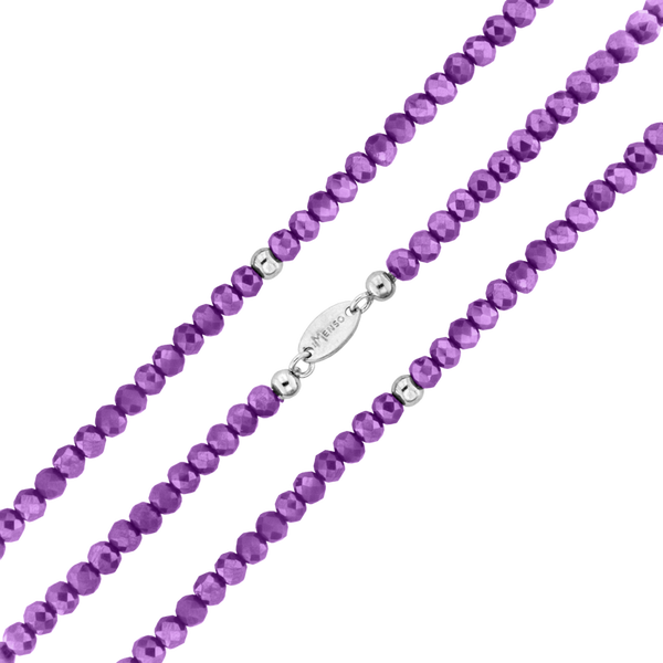 MY iMenso Armband Kristal Paars Gefaceteerd 19cm 270216