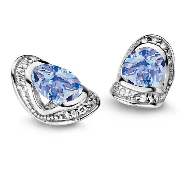 Rosa Di Luca Zilver Oorstekers Zirkonia 625.576