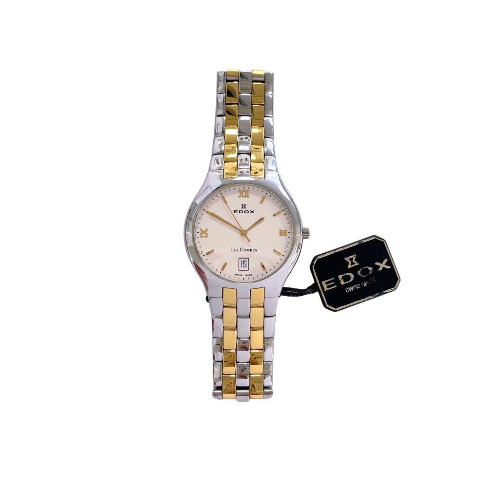 Edox Dames Horloge Bicolor 61150